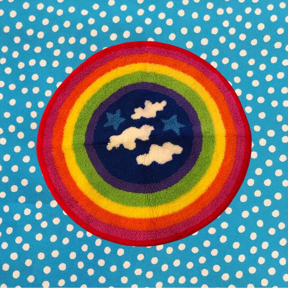 *Rainbow Bath Mat*